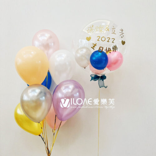 18吋波波球串組-L款(9顆) 18吋波波球<br><span style="font-size: 20px;">(歡樂時光)</span>
