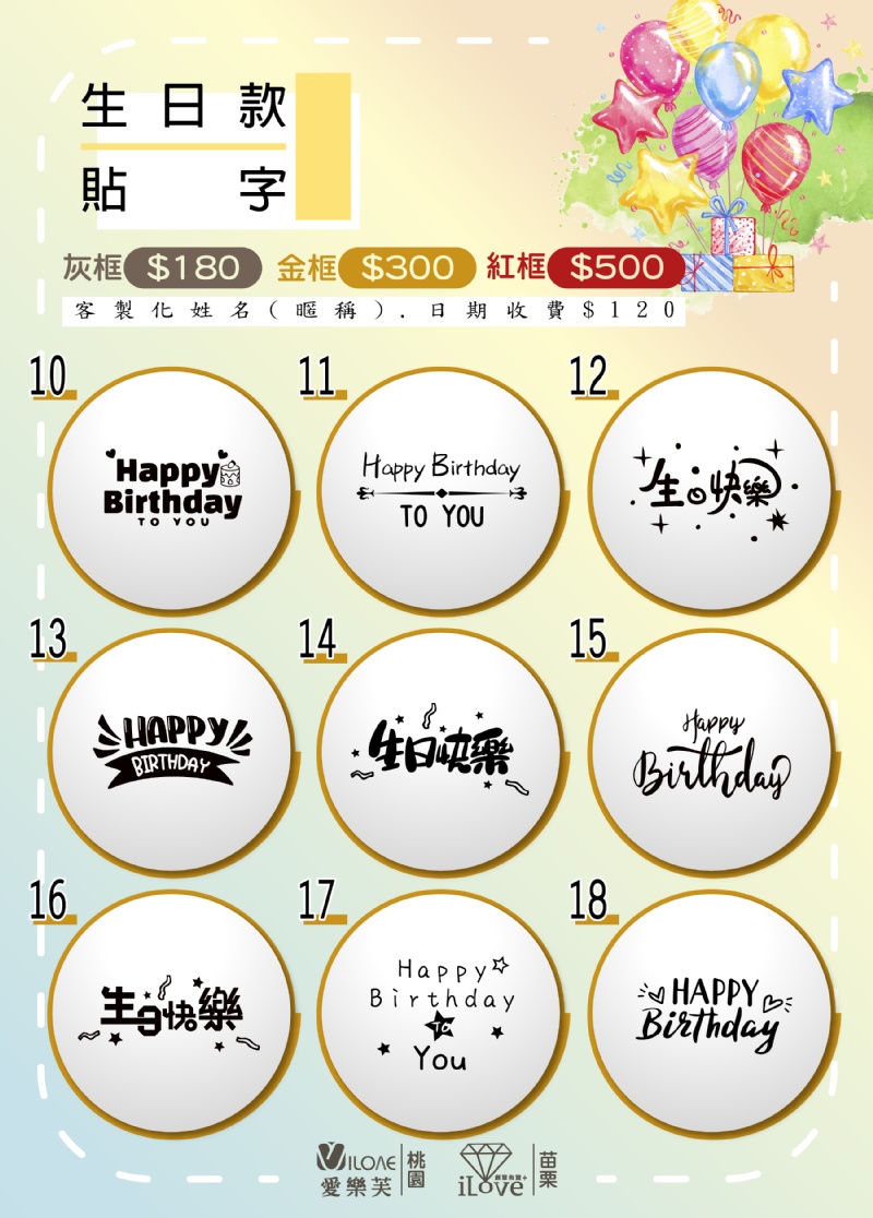 A08 兒童周歲佈置<br><span style="font-size: 20px;">(幸運小品)</span>:圖片 3