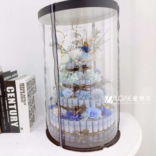 product_51109431_o_3 冰藍永恆<br><span style="font-size: 18px;">B12 鈔票蛋糕(不含現金)</span>