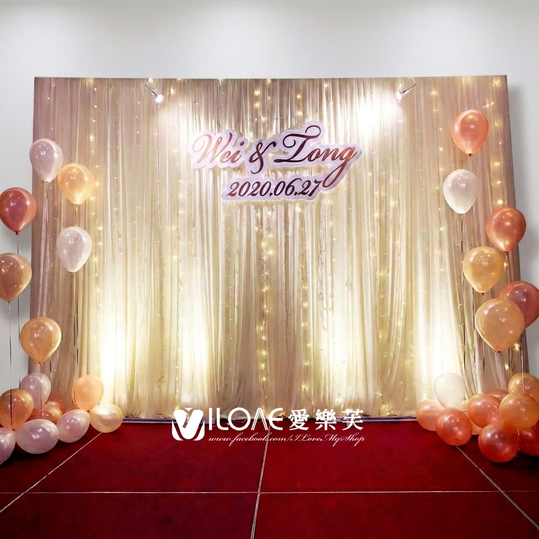 B02 婚禮佈置<br><span style="font-size: 20px;">(螢火璀璨)</span>
