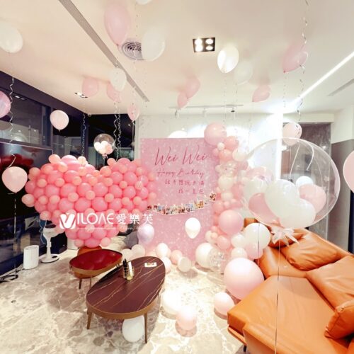 A61生日佈置<br><span style="font-size: 20px;">(沉浸愛河)</span>