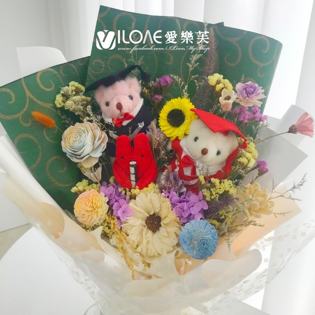 畢業小熊花束9:圖片 3