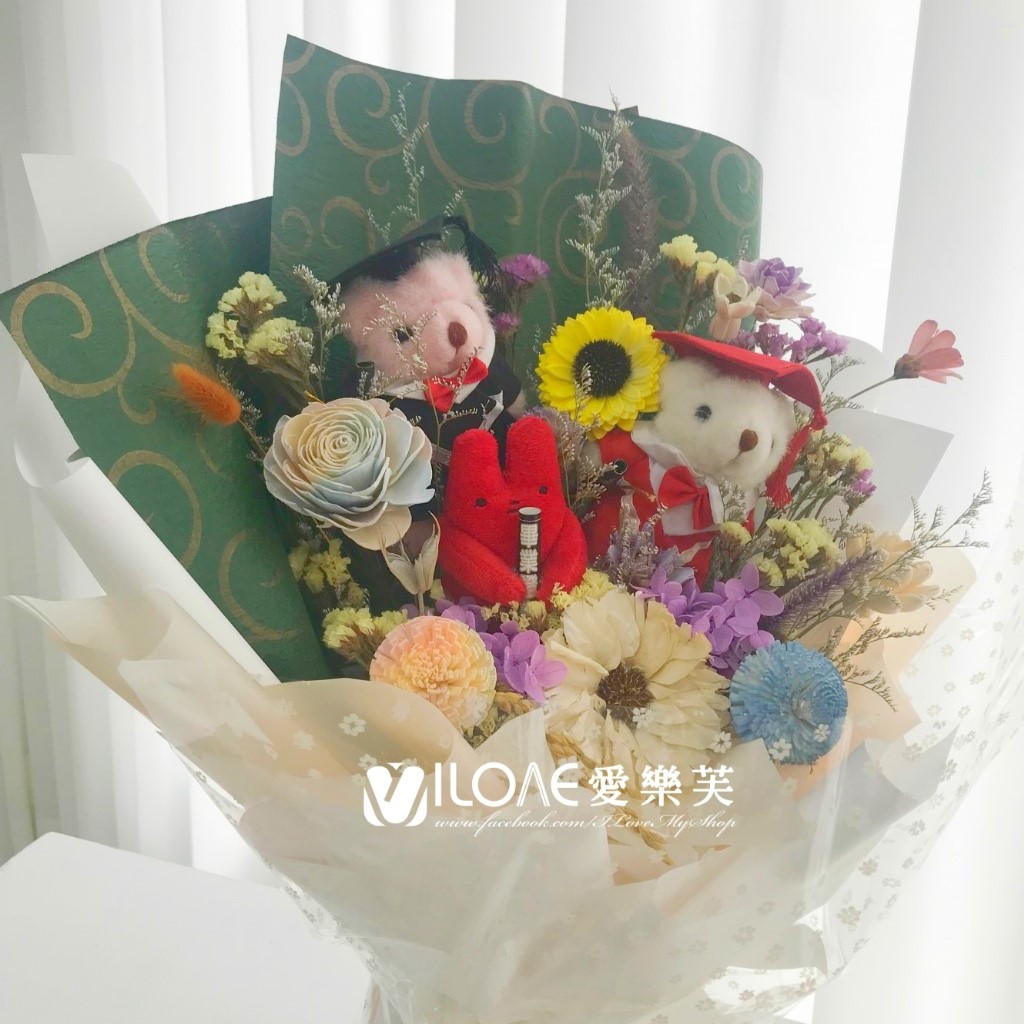 畢業小熊花束9:圖片 2