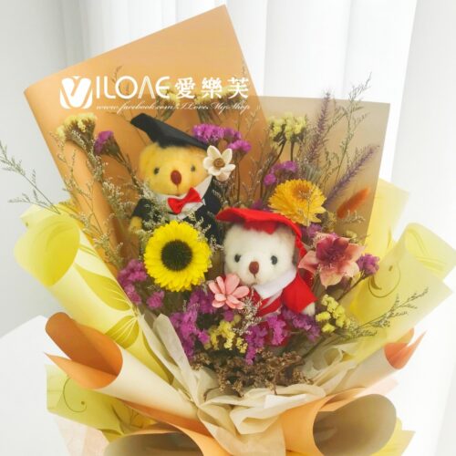 畢業小熊花束11