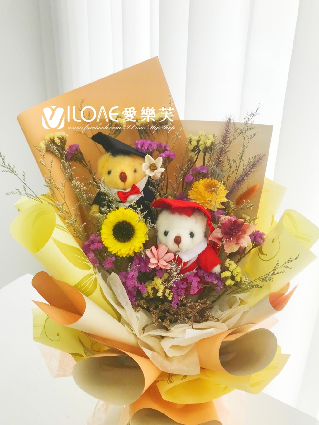 畢業小熊花束11