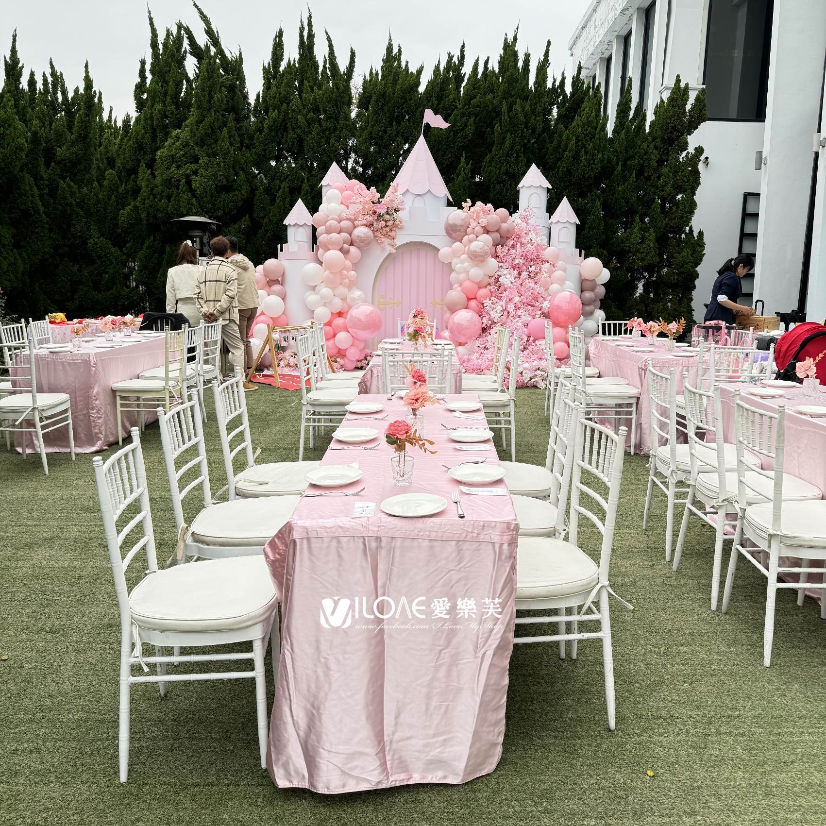 A33 兒童周歲佈置<br><span style="font-size: 20px;">(花漾城堡)</span>:圖片 2