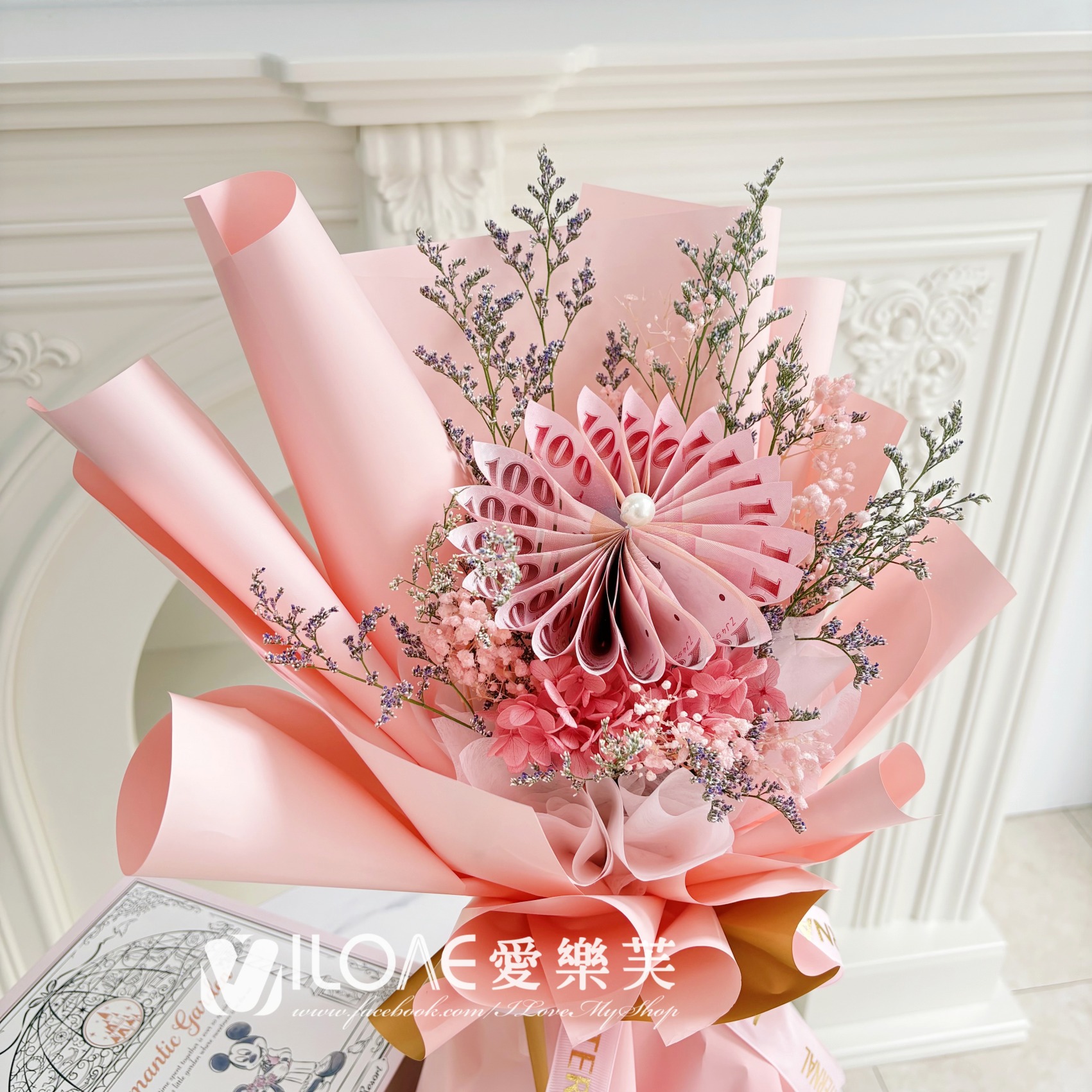 甜美櫻花<br><span style="font-size: 18px;">A06 珍珠花款(不含10張現金)</span>:圖片 2