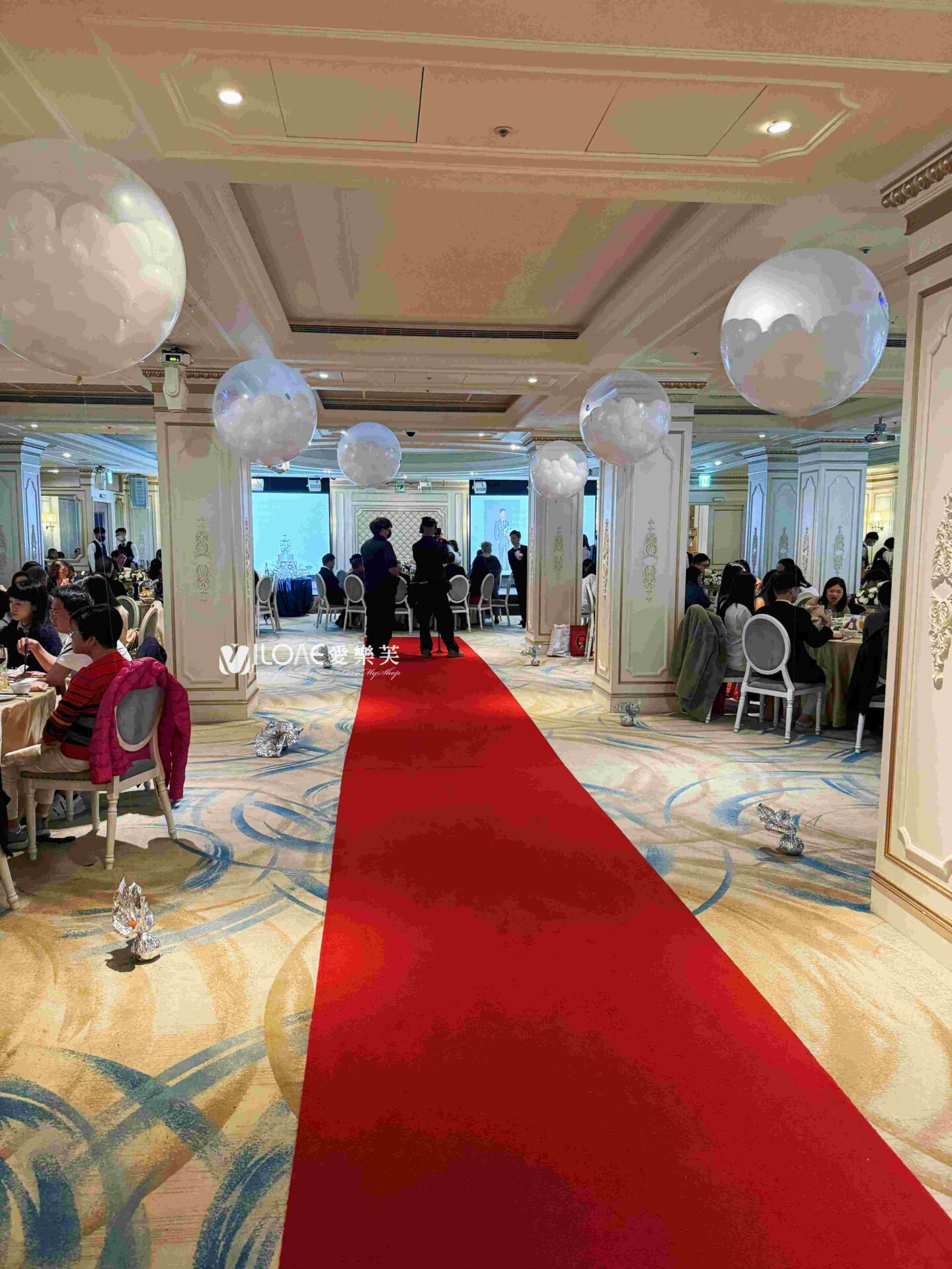 婚禮佈置<br><span style="font-size: 20px;">(天爆球 純白色系)</span>:圖片 2