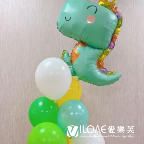 空飄氣球組合<br><span style="font-size: 20px;">(歡樂恐龍)</span>