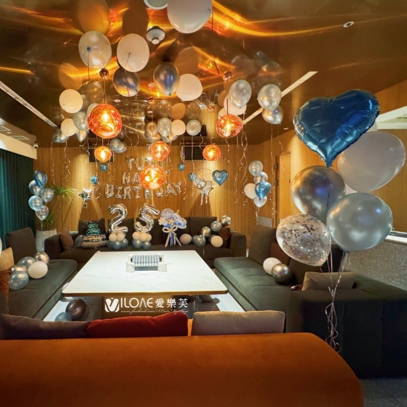 A22生日佈置<br><span style="font-size: 20px;">(悠藍派對)</span>:圖片 2