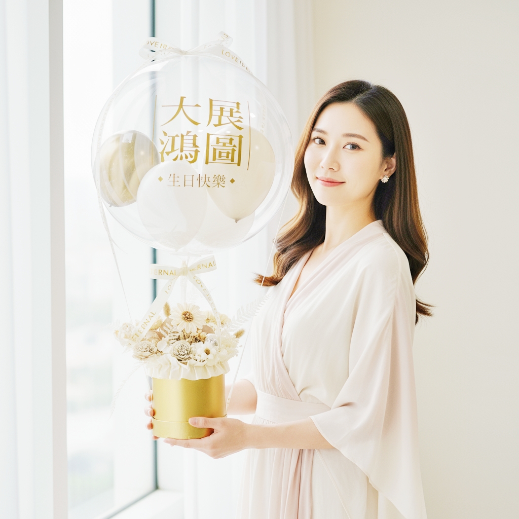 波波球花禮<br><span style="font-size: 20px;">(大展鴻圖)</span>