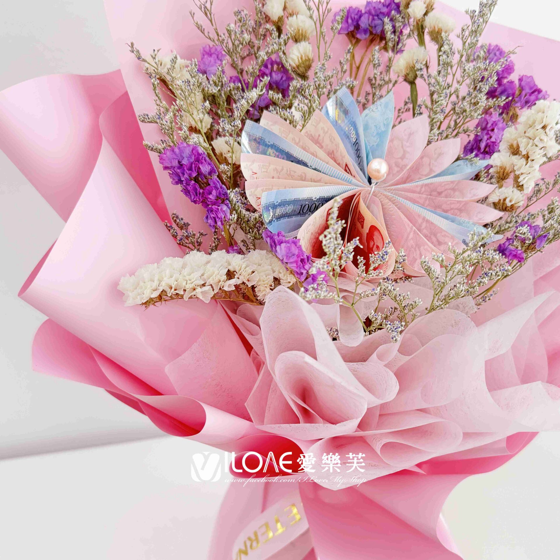 粉戀花<br><span style="font-size: 18px;">A03 珍珠花款(不含10張現金)</span>:圖片 2