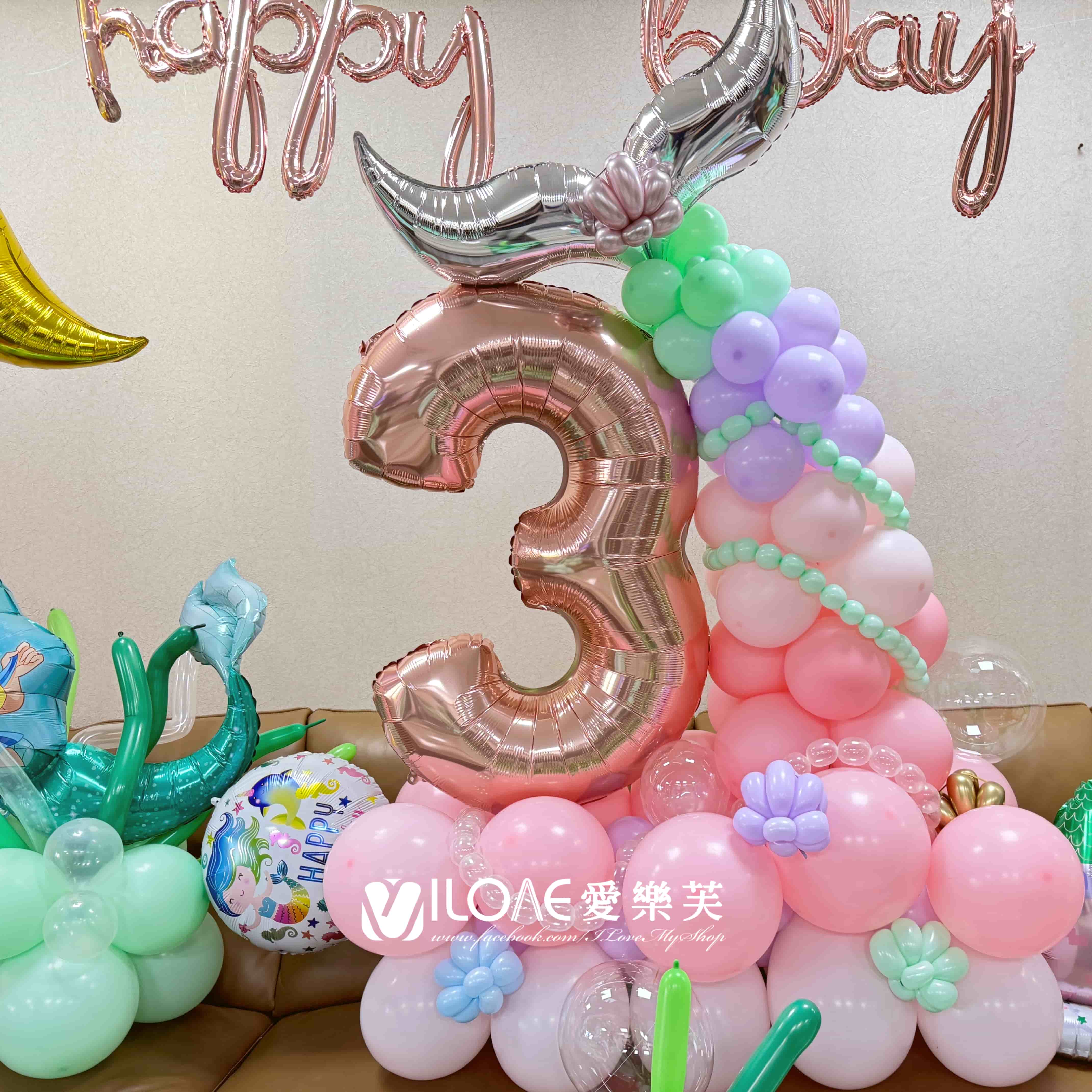 C35 兒童生日佈置<br><span style="font-size: 20px;">(夢幻海洋)</span>:圖片 2