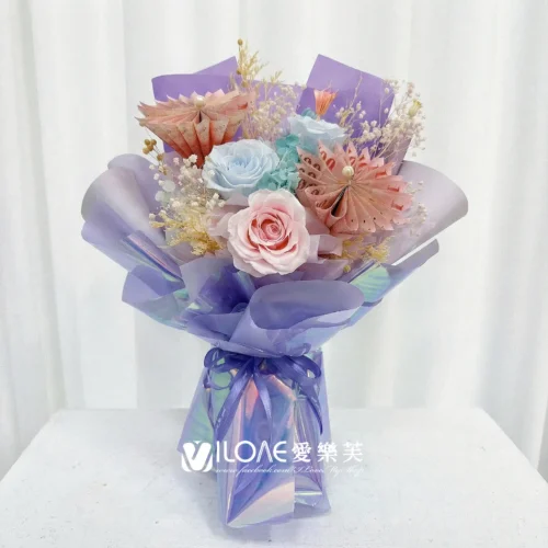 琉璃夢境<br><span style="font-size: 16px;">A20 珍珠花款+永生花<br>(不含20張現金)</span>