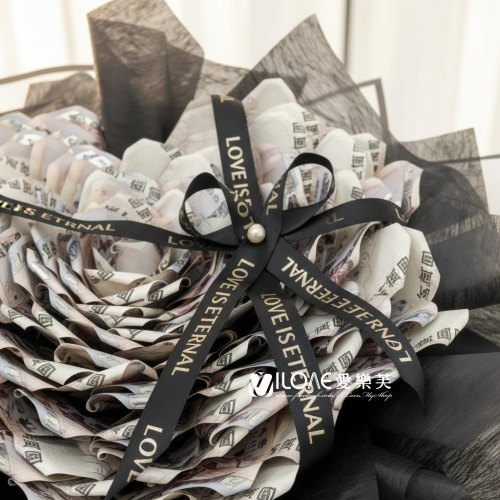酷黑小香風<br><span style="font-size: 18px;">A25 3D千層玫瑰<br>(不含100張現金)</span>:圖片 2