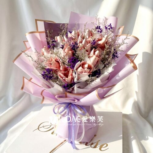 紫韻鬱戀<br><span style="font-size: 18px;">A11 鬱金香花(不含33張現金)