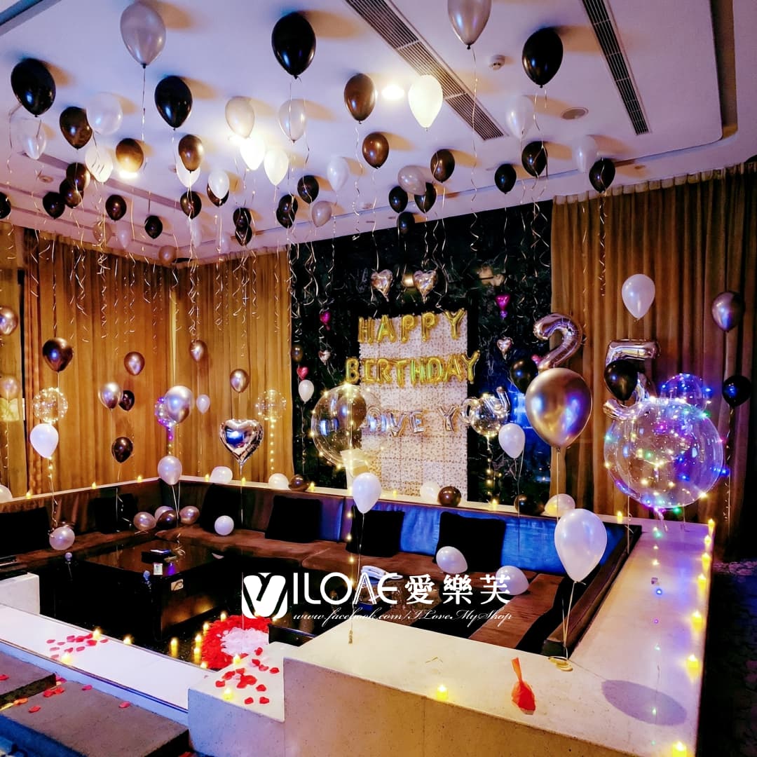 A58生日佈置<br><span style="font-size: 20px;">(曜黑星河)</span>