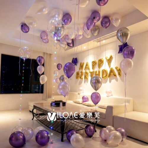 A13生日佈置<br><span style="font-size: 20px;">(紫夜星河)</span>