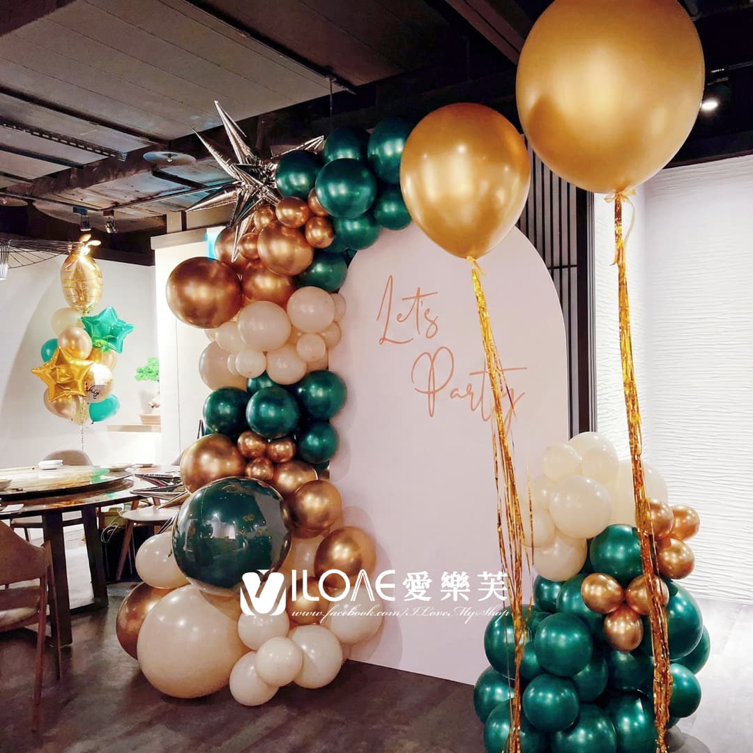 A47生日佈置<br><span style="font-size: 20px;">(翠金星燦)</span>:圖片 2