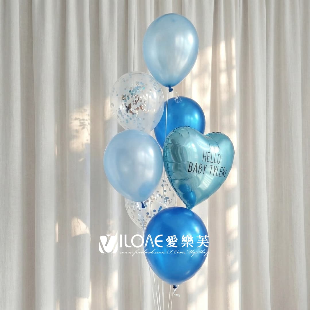 空飄氣球組合<br><span style="font-size: 20px;">(碧映羽白)</span>:圖片 2