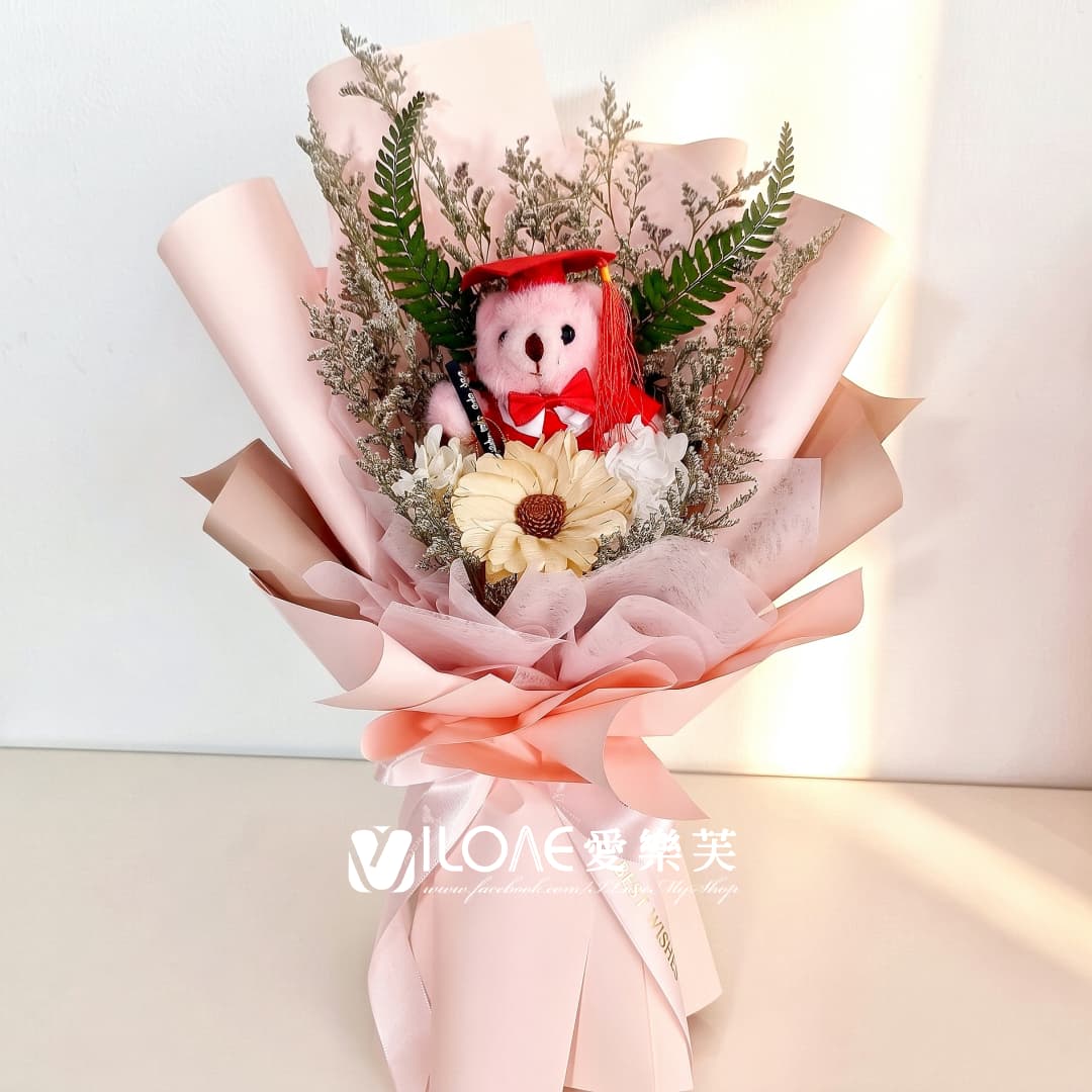 畢業小熊花束<br><span style="font-size: 20px;">(逐夢款)</span>:圖片 3