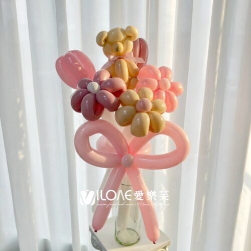 watermarked_img_9968400176502326357 氣球花束<br><span style="font-size: 20px;">(蜜糖熊花)</span>