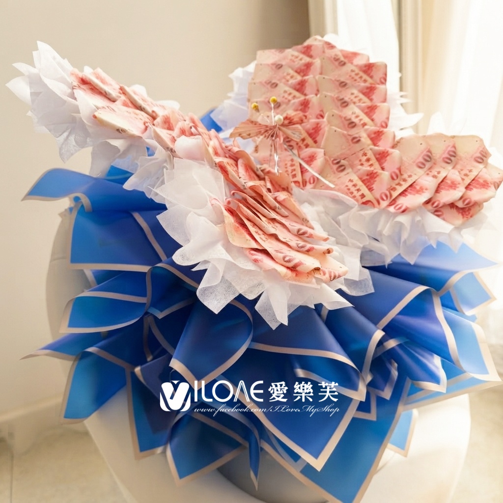 蔚藍粉翼<br><span style="font-size: 18px;">千層蝴蝶花款<br>(不含現金)</span>:圖片 2