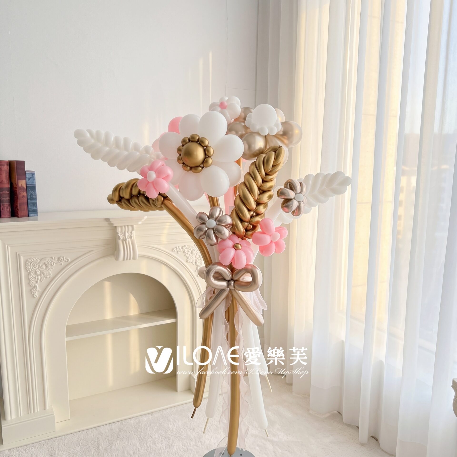 氣球花束<br><span style="font-size: 20px;">(燦金盛綻)</span>:圖片 7