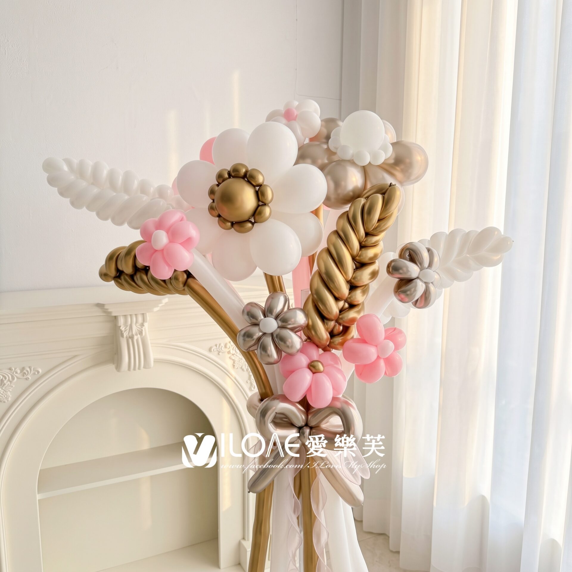 氣球花束<br><span style="font-size: 20px;">(燦金盛綻)</span>:圖片 8