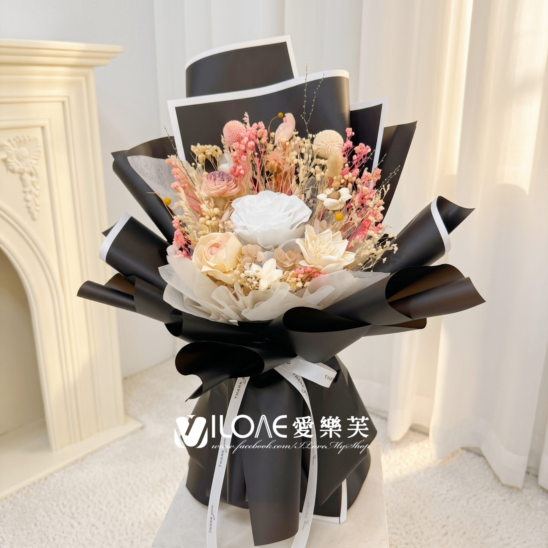 夜幕純心<br><span style="font-size: 18px;">(永生/乾燥花)</span>:圖片 5