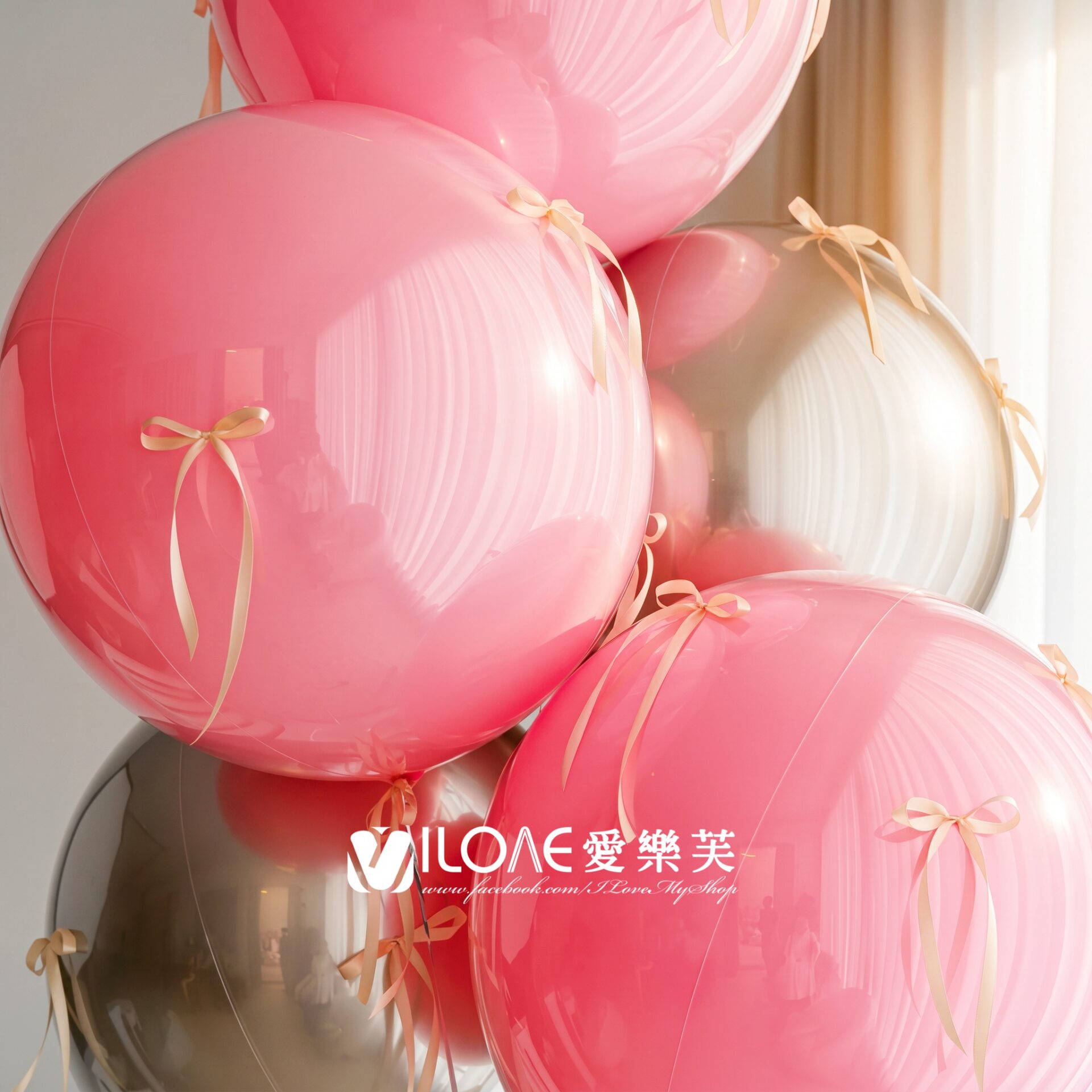 24吋波波球<br><span style="font-size: 20px;">(1顆/粉黛金生)</span>:圖片 3